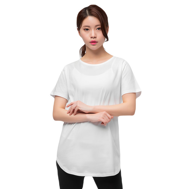 CARET 女士短袖分層T恤