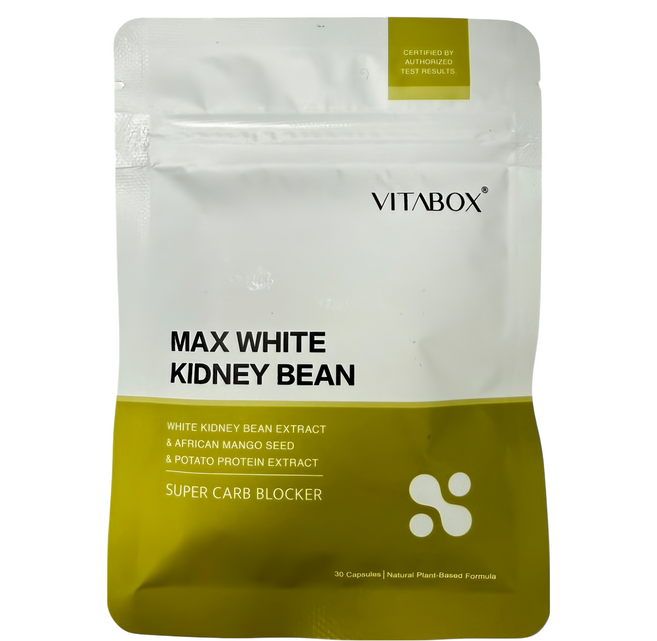 VITABOX 維他盒子 享受專科 美國高效白腎豆 + 非洲芒果籽 + 馬鈴薯萃取物 第3代, 1個, 30顆
