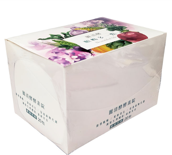 麗清酵 酵素錠 20包, 180顆, 1盒