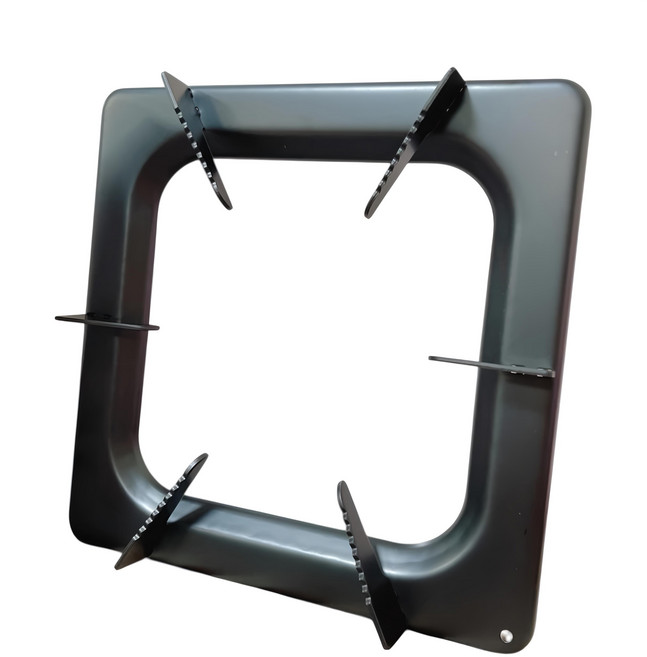 SUNG HSIANG 松鄉 方型高級爐架 特大 KA058-09, 黑色, 2個