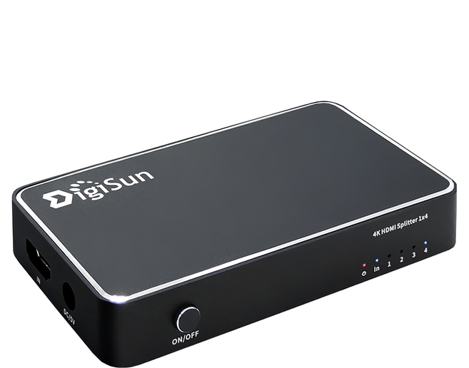 DigiSun 得揚 4K2K HDMI一進四出影音分配器, VH714, 1個