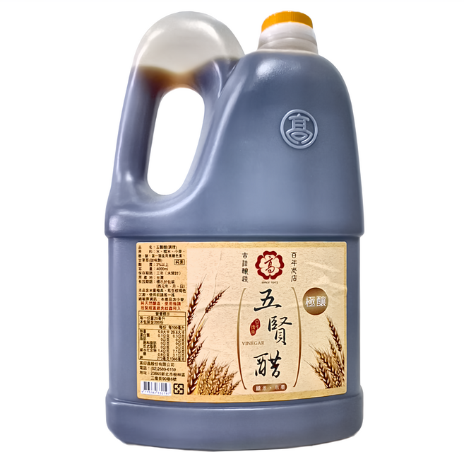 高記 五賢醋 調理, 4L, 1桶