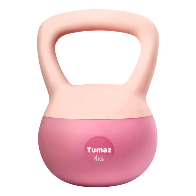 Tumaz 月熊 軟式壺鈴 28 x 19 x 17cm, 粉色, 1個, 4kg