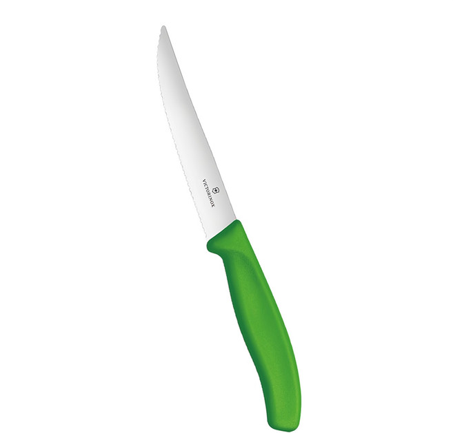 VICTORINOX 瑞士維氏 切肉刀 95g, 綠色, 1個
