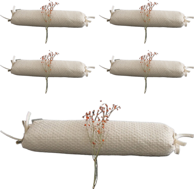 pomete Bric系列 頸椎枕, 象牙白色, 5個