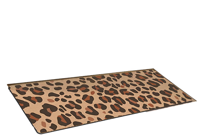 天然軟木防滑防霉地墊 長款, 豹紋, 1個