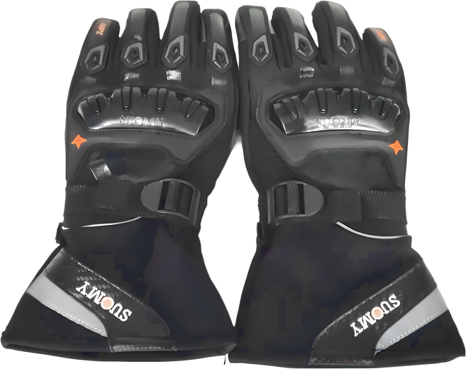 SUOMY 全防水機車防風手套, 黑色