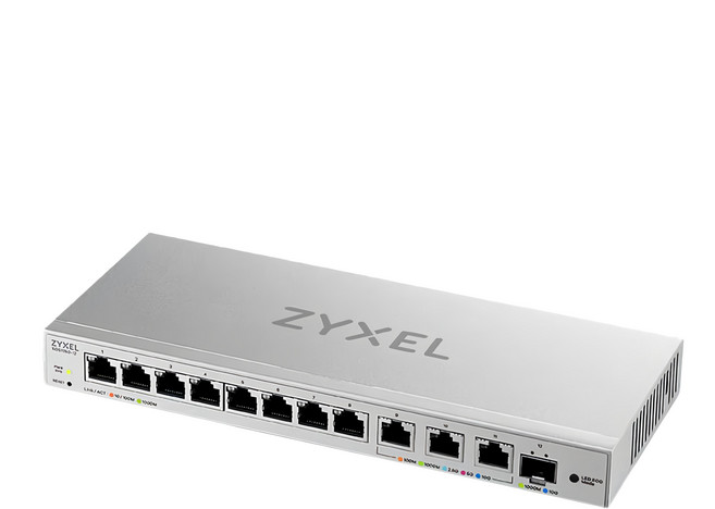 ZYXEL 12埠Gigabit網頁式網管交換器 含10G/SFP + 介面, 1個, XGS1250-12