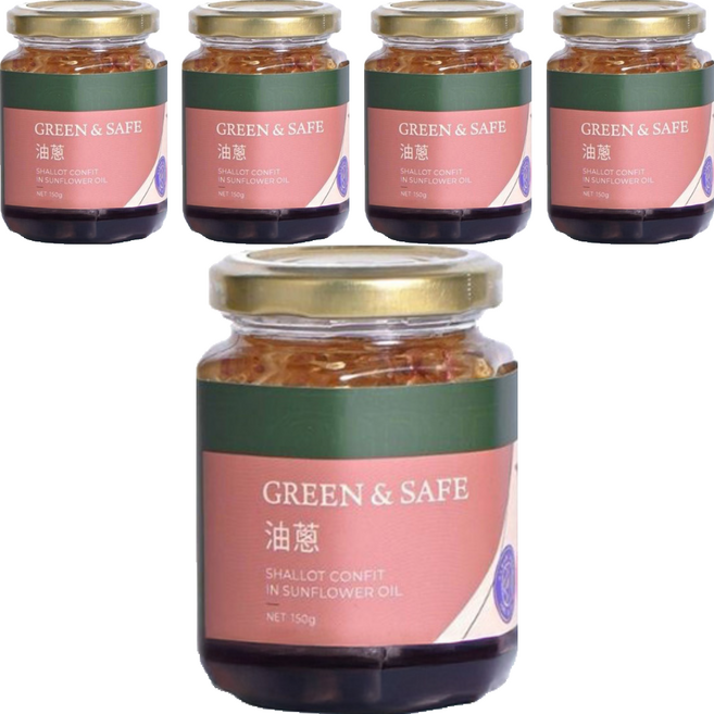 GREEN&SAFE 永豐餘生技 油蔥, 5罐, 150g