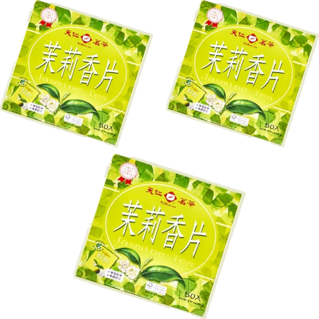 天仁茗茶 茉莉香片, 2g, 50包, 3盒