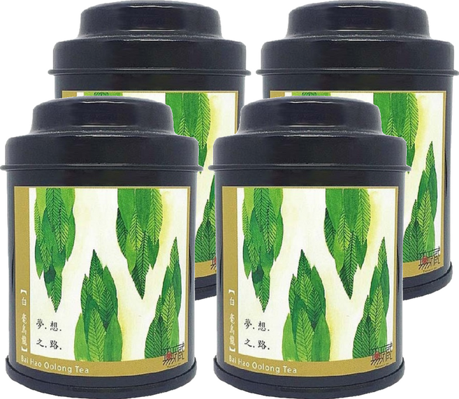 無藏茗茶 阿里山故事茶 白毫烏龍 小茶罐, 18g, 1入, 4罐