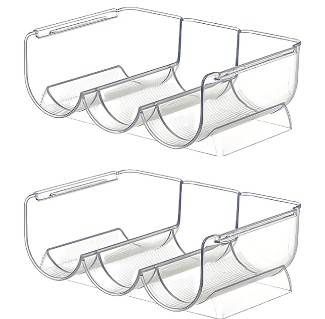 3格保溫瓶收納架 C348 405g, 透明色, 2個