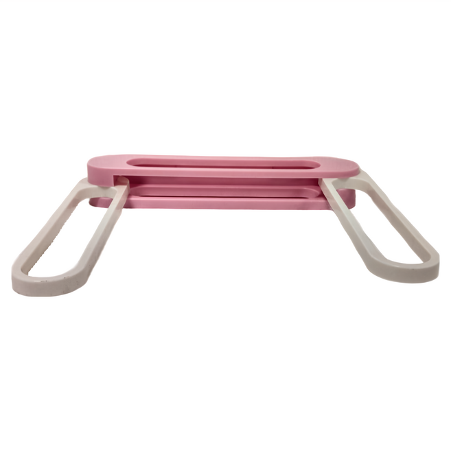 拖鞋收納架 摺疊收納 免釘免鑽 用途廣泛 牆角收納 不佔空間, 粉色, 1個