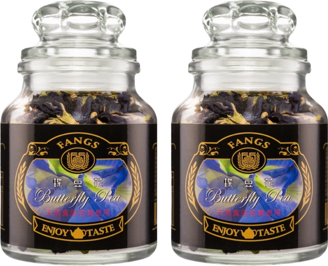 FANGS 方氏 蝶豆花 原產地中國, 15g, 1瓶, 2瓶