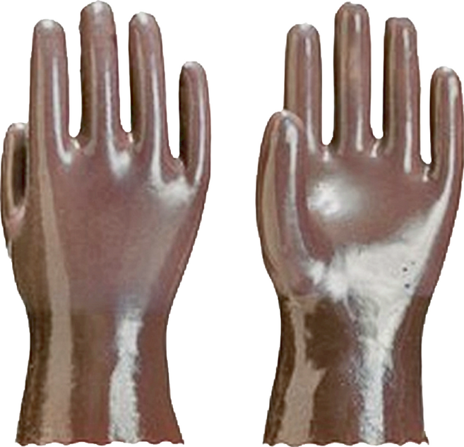 ATOM GLOVES 耐刺手套 S, 1雙, 棕色