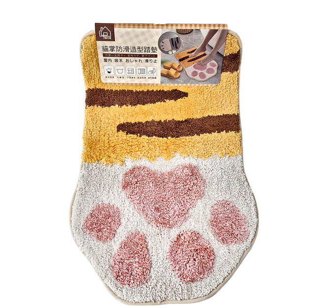 優の屋 防滑踏墊, 橘貓掌造型