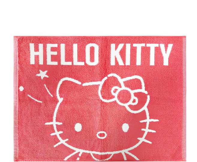 Sanrio 三麗鷗 Hello Kitty 凱蒂貓 地墊 064107, Hello Kitty 紅色