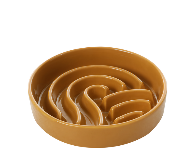 pehom 慢食陶瓷碗/浪(橙)s, 橙色, 1個