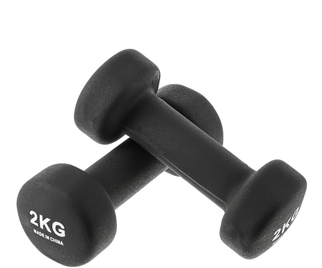 comet 經典款防滑啞鈴, 2kg, 2個