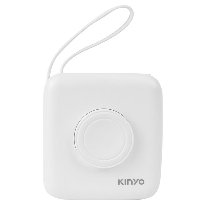 Kinyo 8in1小方糖大容量雙線行動充, KPB-2651W, 白色