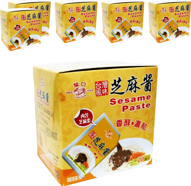 龍口 芝麻醬 20包, 800g, 6盒