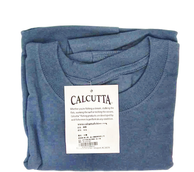 Calcutta 釣魚T-shirts 大西洋海鰱 棉質服飾 中國製造