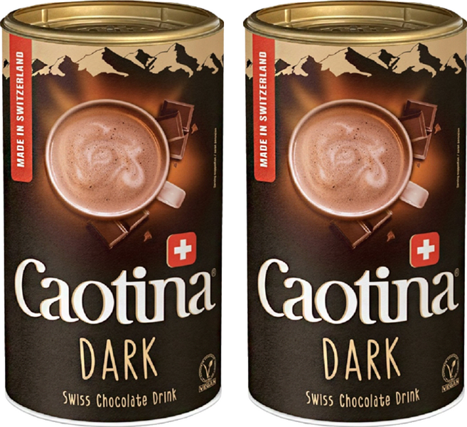 Caotina 可提娜 頂級瑞士黑巧克力粉, 500g, 1罐, 2罐