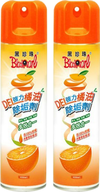 BlackPearl 黑珍珠 天然環保DEL全效去污劑, 450ml, 2瓶