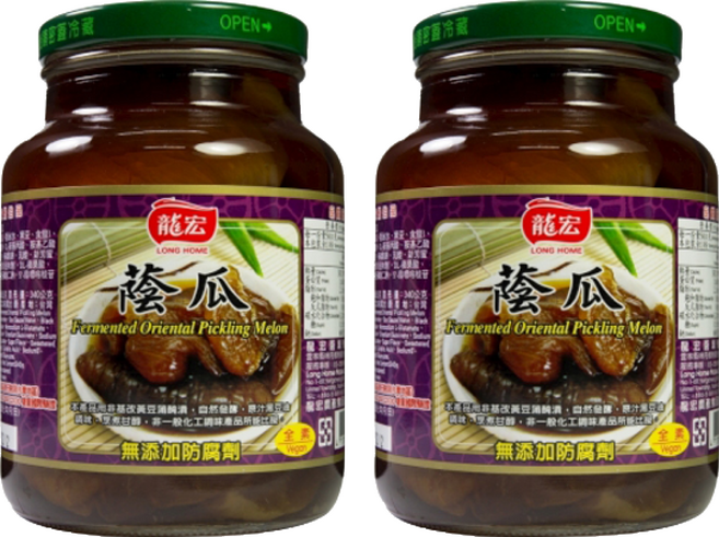 龍宏 蔭瓜, 650g, 2罐