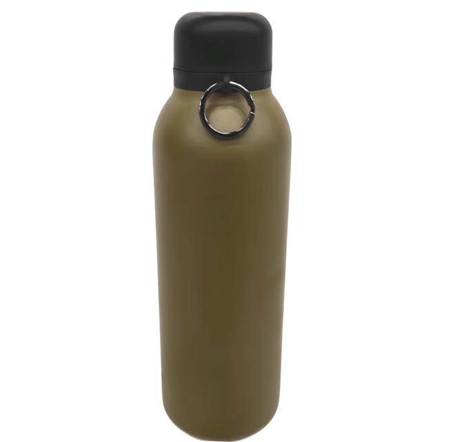 Rivers VACUUM FLASK STEM 隨行保溫瓶 500ml 304不鏽鋼瓶身, 煙棕黃, 1個