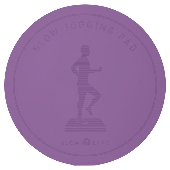 SLOW LIFE 圓形超慢跑墊 厚款 P24713, 1片, 紫色