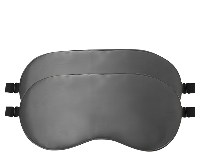 AHOYE 雙面涼溫兩用石墨烯遮光眼罩 舒眠眼罩 20g 2個, 2個裝, 1組