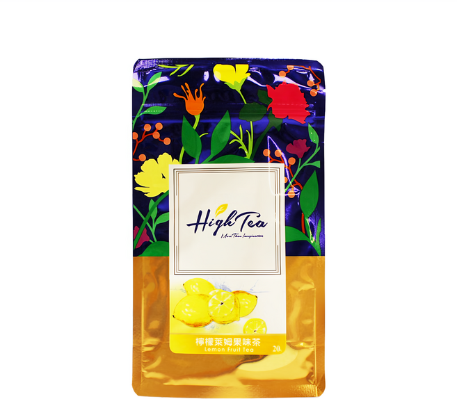 High Tea 伂橙 檸檬萊姆果味茶 德國進口花草 無糖 無咖啡因, 2g, 20包, 1袋