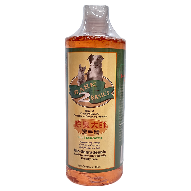 bark2basics 美絲客 除臭大師洗毛精, 500ml, 1罐