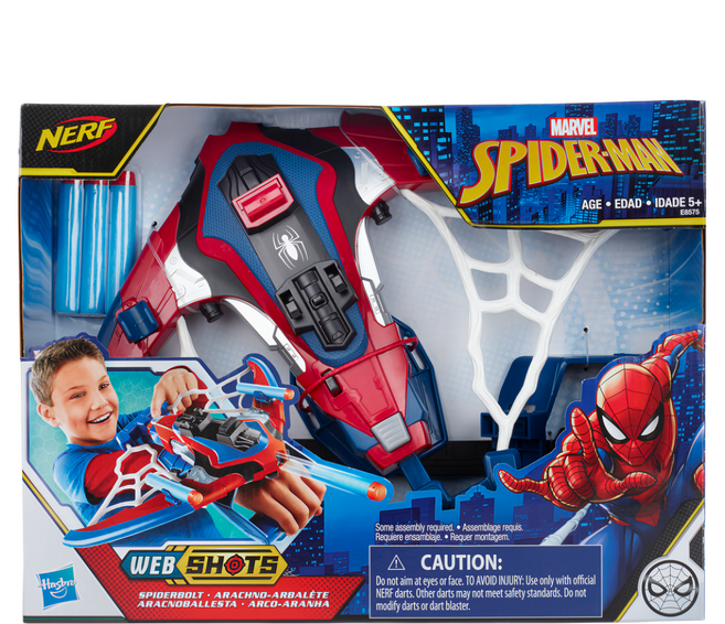 Hasbro 孩之寶 Marvel 漫威 蜘蛛人十字弓發射器, 1盒