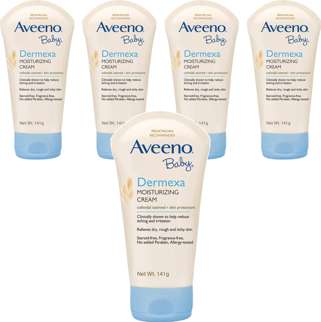 Aveeno baby 嬰兒燕麥益敏修護霜, 141g, 5條