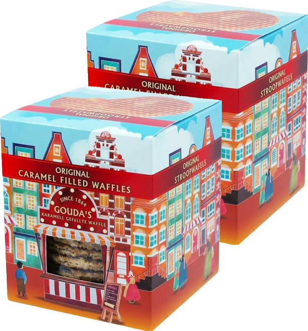 GOUDA'S 荷蘭傳統糖漿煎餅, 400g, 2盒