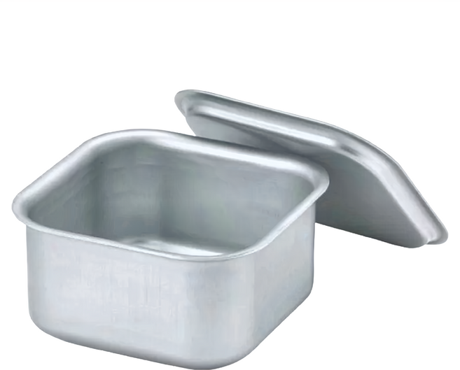 SOTO 方型鍋 10 x 5 x 2.5cm 375g 1L, 銀色, 1個