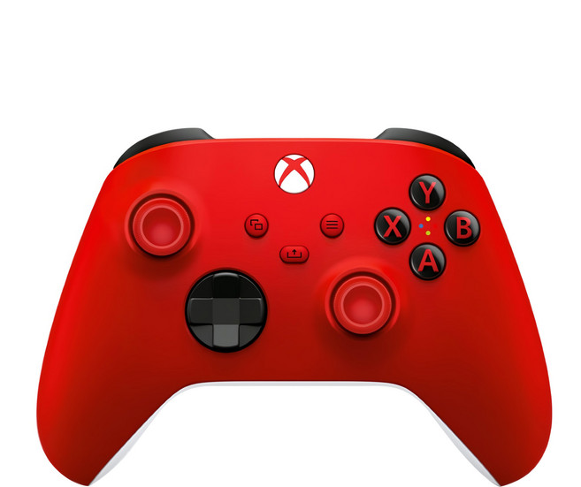 Microsoft 微軟 XBOX 無線控制器 附2顆AA電池 狙擊紅, 1914, 1個