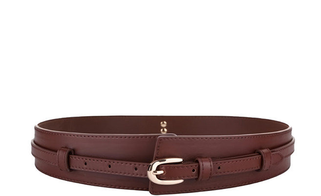 真皮牛皮兩用女士針扣腰封腰帶皮帶 LL108