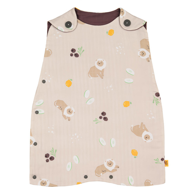 Runny yolk. 朗尼幼克 純棉防踢背心 mama juice