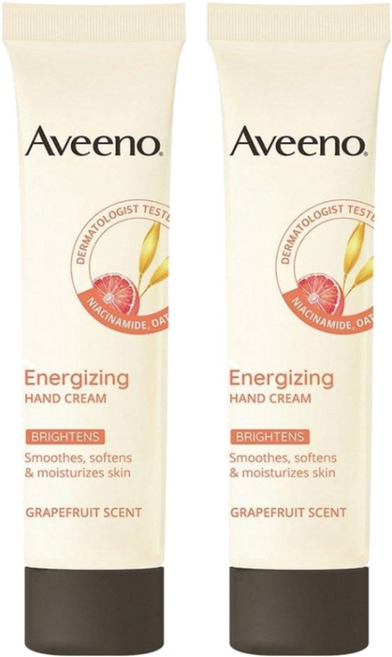 Aveeno 葡萄柚活力淨亮護手霜 葡萄柚香, 50g, 2條