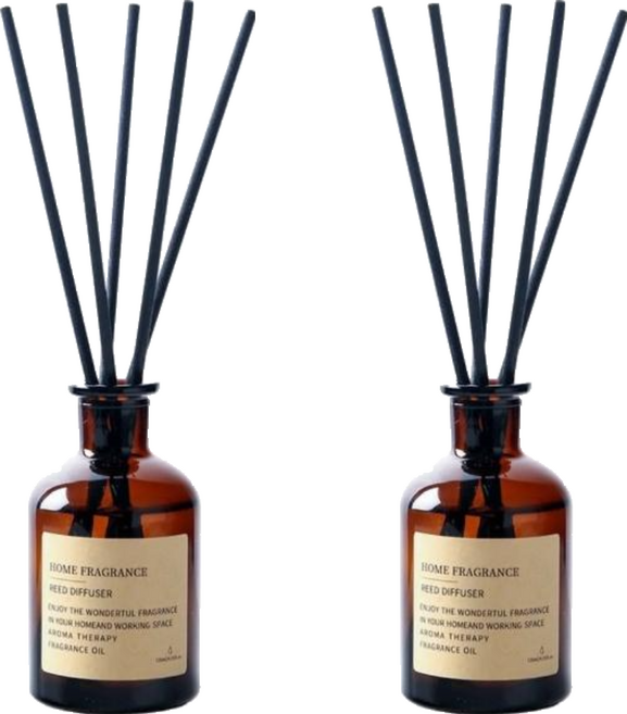 茶色擴香瓶 飯店香水型, 120ml, 英國梨小蒼蘭, 2件