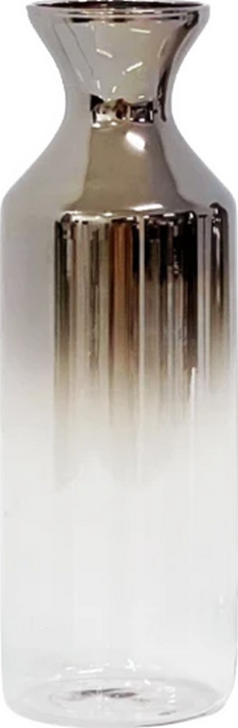 eclat 歐式輕奢漸變玻璃花瓶裝飾花器桌面擺飾, 透明色