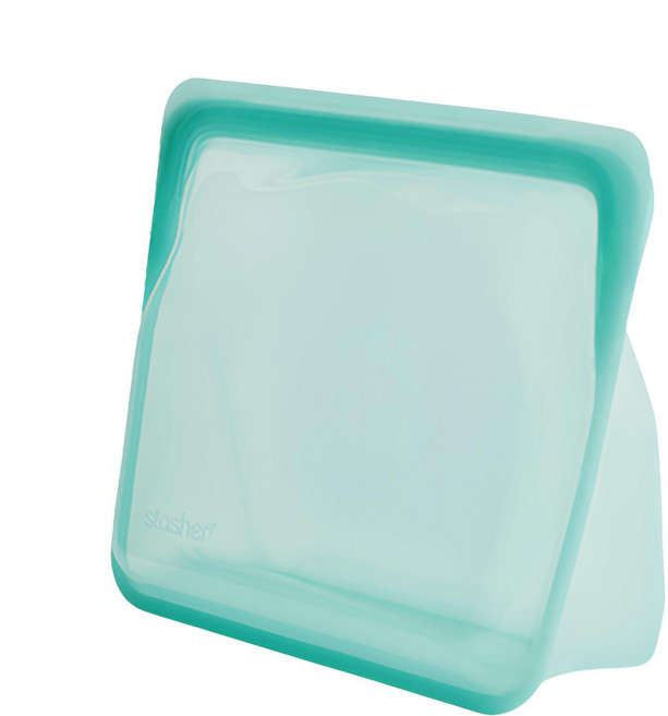 stasher 站站矽膠密封袋 湖水藍 163g 3007ml, 24.13 x 20.95 x 12.06cm, 1個