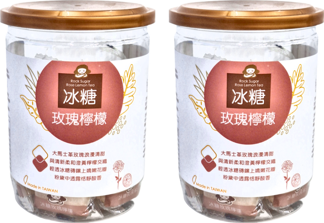 蜜思朵 冰糖玫瑰檸檬, 17g, 12個, 2罐