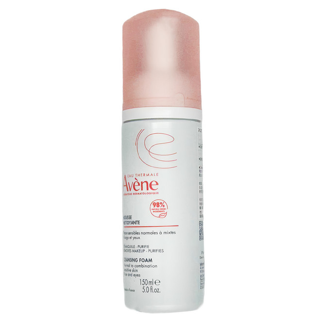 Avene 雅漾 活泉綿密潔顏慕斯, 150ml, 1瓶