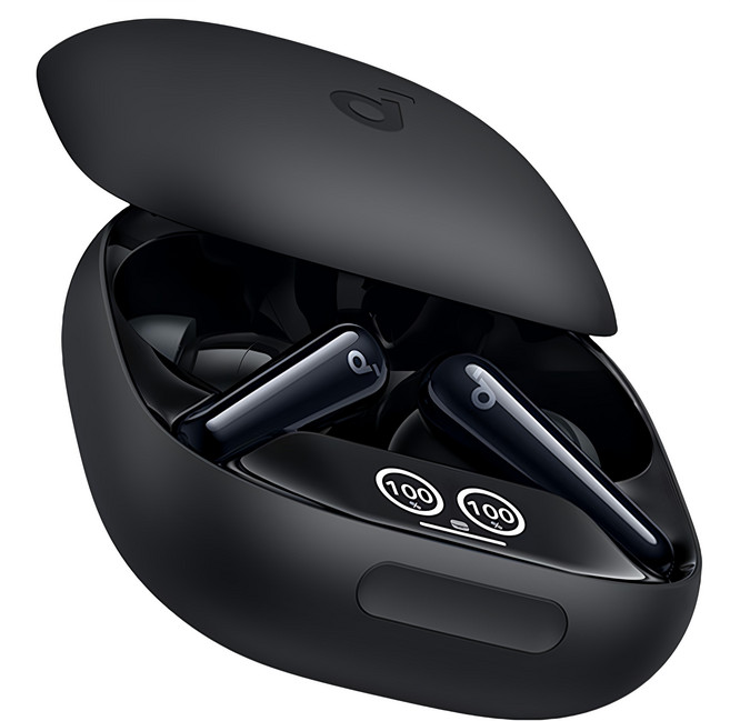 soundcore Liberty 4 Pro 降噪真無線藍牙耳機 7感應器 Hi-Res Wireless認證, A3954, 暗面黑