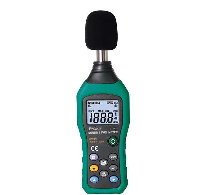Pro'sKit 寶工 數位噪音計 MT-4618, 1個