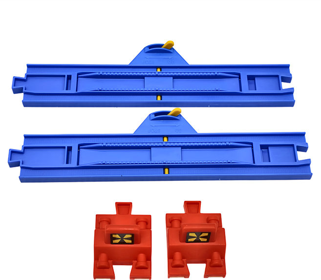 TAKARA TOMY PLARAIL 鐵道王國 停車轉轍器, 藍色 + 紅色, 1組